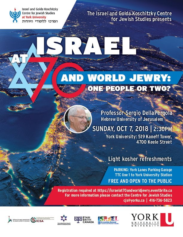 Israel @ 70 and World Jewry: One People or Two?