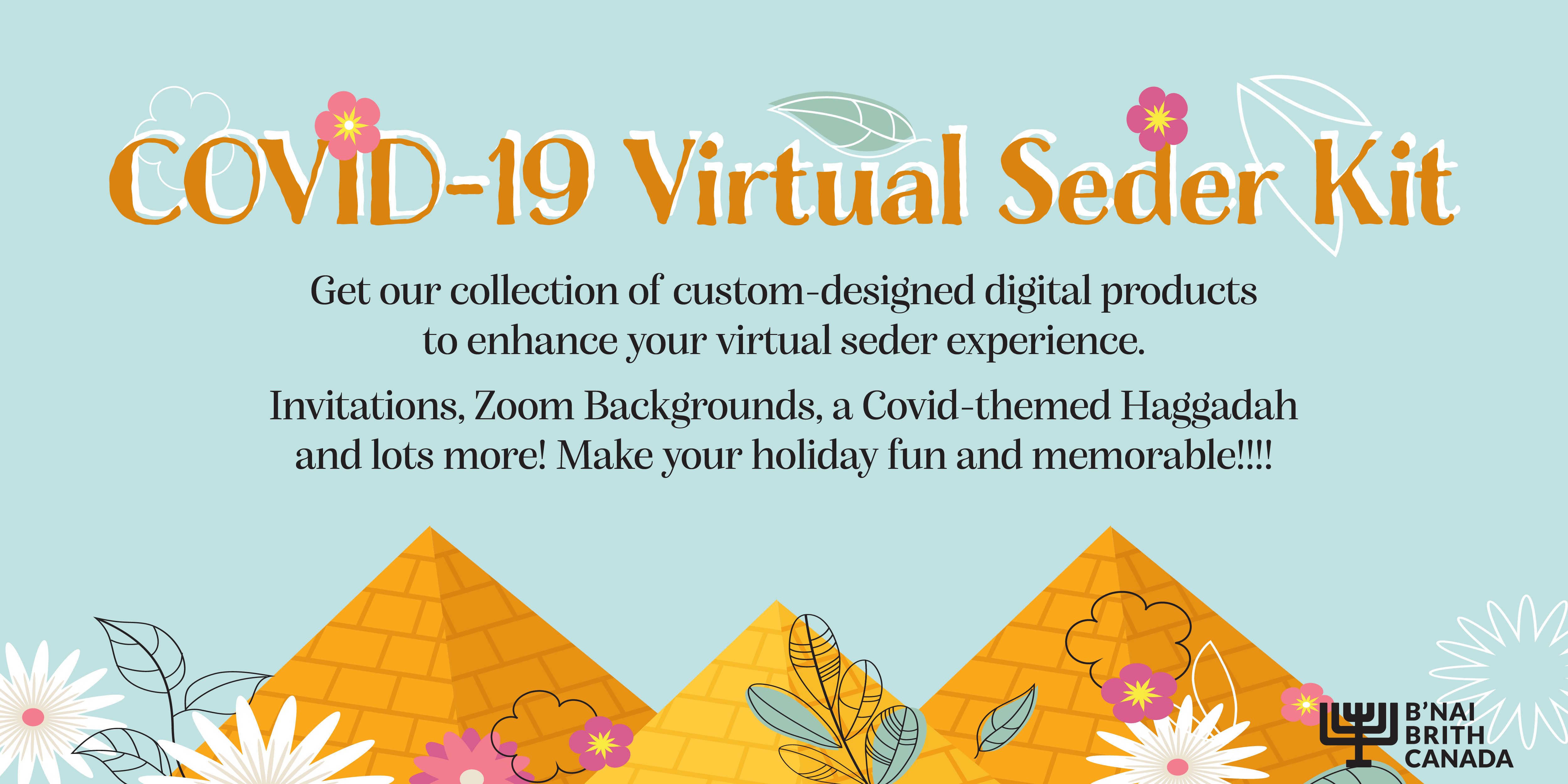 Celebrate Passover in a Special Way With Our Unique COVID-19 Virtual Seder Kit! – B’nai Brith …