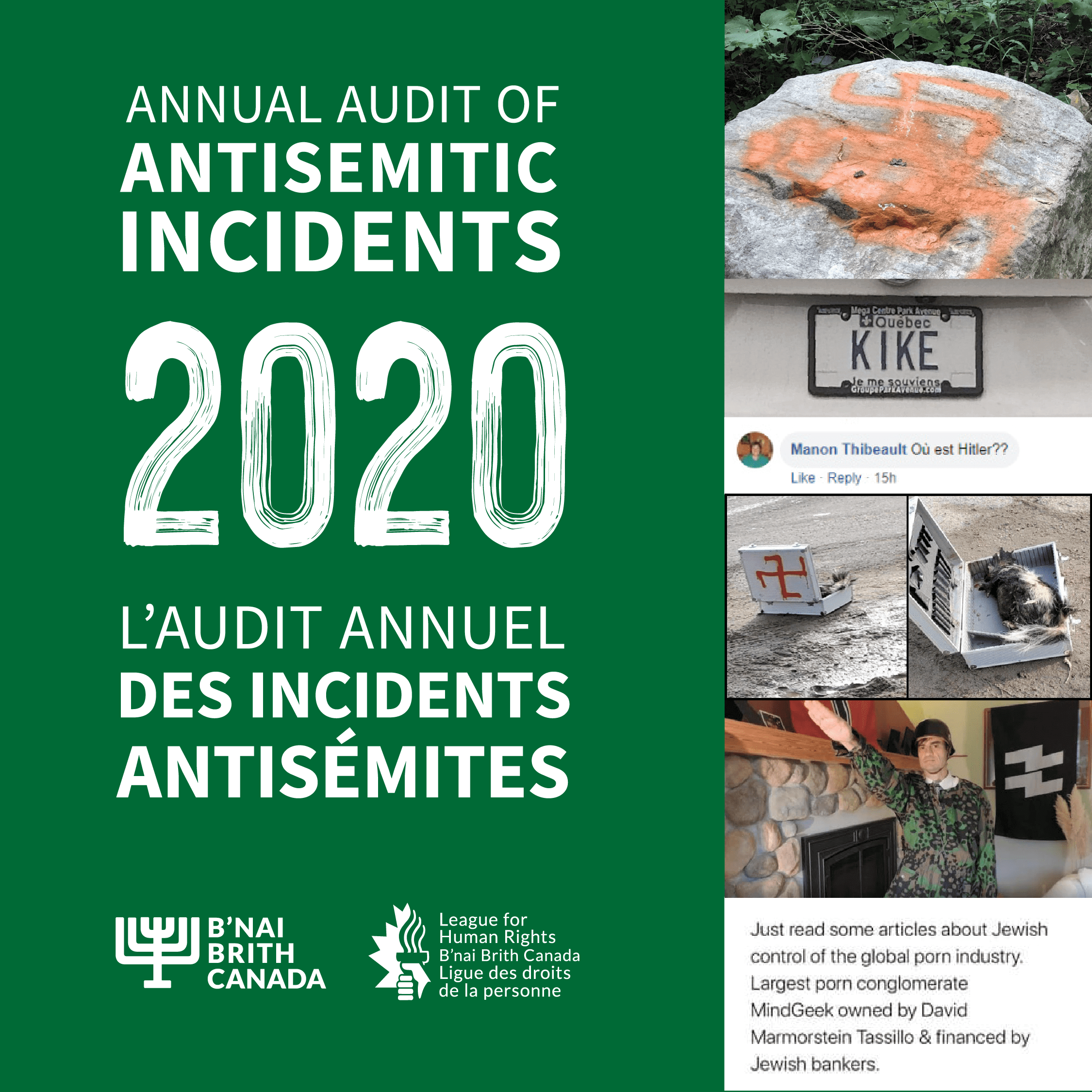 2020 Audit of Antisemitic Incidents: Supplementary Press Materials