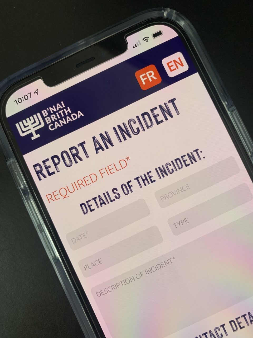 Launching Canada’s First Anti-Hate Mobile App – B’nai Brith Canada