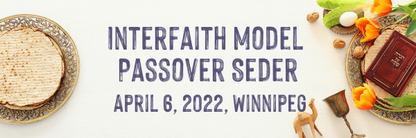 Interfaith Seder 2022 Banner
