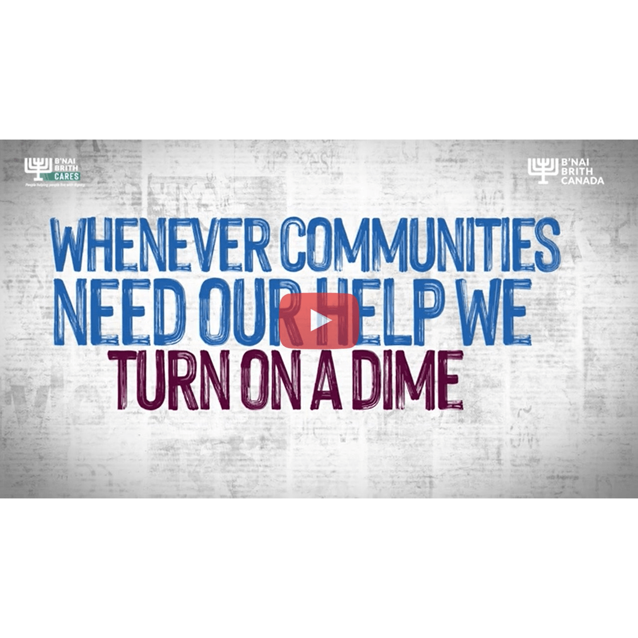 B’nai Brith Canada se mobilise pour répondre aux besoins urgents des réfugiés