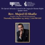SAC LHR December 14 Event with Rev. Majed El Shafie