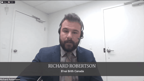 B’nai Brith Canada comparaît devant un comité pour recommander des mesures afin...